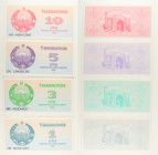 Uzbekistan - Lotto di 4 banconote: 1 Sum 1992 P#61 - 3 Sum 1992 P#62 - 5 Sum 1992 P#63 - 10 Sum 1992 P#64

SPEDIZIONE IN TUTTO IL MONDO - WORLDWIDE ...