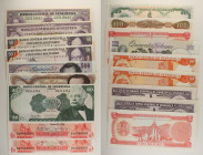 Venezuela - Lotto di 9 banconote: 20 Bolivares 1974 P#53 - 2 esemplari 5 Bolivares 1974 P#50 - 100 Bolivares ND (1987-1998) P#66 - 2 esemplari 10 Boli...