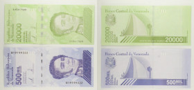 Venezuela - Lotto di 2 banconote: 20.000 Bolívares 2019 P#110 - 500.000 Bolívares 2020 P#113

SPEDIZIONE IN TUTTO IL MONDO - WORLDWIDE SHIPPING

A...