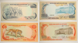 Vietnam - Lotto di 2 banconote: 1000 Dong 1972 P#34 - 500 Dong 1972 P#33

SPEDIZIONE IN TUTTO IL MONDO - WORLDWIDE SHIPPING

XF-AU