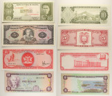 Mondiali - Lotto di 4 banconote: Bolivia 10 Pesos Bolivianos 1962 P#154 - Ecuador 5 Sucres 1980 P#108 - Trinidad e Tobago One Dollar ND (1977) P#30 - ...