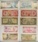 Mondiali - Lotto di 5 banconote: Turchia 250.000 Lira ND (1998) P#207 - Afghanistan 100 Afghanis 1358-1370 (1979-1991) P#58 - Cuba Un Peso ND (1967-19...