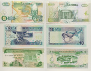 Mondiali - Lotto di 3 banconote: Zambia 20 Kwacha 1992 P#36 - Namibia 10 Dollars 1993 P#1 - Mauritius 10 Rupees 1985 P#35

SPEDIZIONE IN TUTTO IL MO...