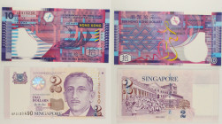 Mondiali - Lotto di 2 banconote: Singapore 2 Dollars (BCCS) ND (1999) P#38 - Hong Kong 10 Dollars 2002 P#400a

SPEDIZIONE IN TUTTO IL MONDO - WORLDW...