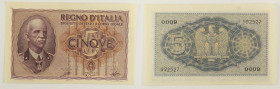 Regno d'Italia - Vittorio Emanuele III (1900-1943) - 5 Lire Impero 1940 XVIII - Gigante BS 13A

SPEDIZIONE SOLO IN ITALIA - SHIPPING ONLY IN ITALY
...
