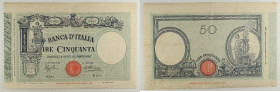 Regno d’Italia - Vittorio Emanuele III (1900-1943) - banconota 50 Lire Matrice (Fascio) 12/12/1934 - Gigante BI 5/26

SPEDIZIONE SOLO IN ITALIA - SH...