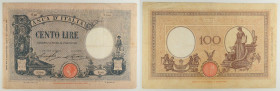 Regno d’Italia - Vittorio Emanuele III (1900-1943) - 100 Lire Azzurrino (Fascio) 12/02/1927 - RARA - Gigante BI 18B

SPEDIZIONE SOLO IN ITALIA - SHI...