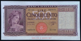 Repubblica Italiana - 500 Lire Italia - 23/03/1961 - Gig. (Bugani) BI 39C

SPEDIZIONE IN TUTTO IL MONDO - WORLDWIDE SHIPPING

qFDS