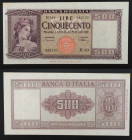 Repubblica Italiana - banconota 500 Lire Italia 10/2/1948 - RARA - Gigante BI 39B

SPEDIZIONE SOLO IN ITALIA - SHIPPING ONLY IN ITALY

BB/SPL