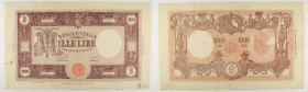 Repubblica Italiana - banconota 1000 Lire Grande M (B.I.) 12/10/1946 - Gigante BI 51C

SPEDIZIONE SOLO IN ITALIA - SHIPPING ONLY IN ITALY

BB