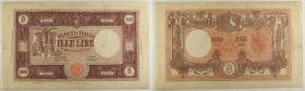 Repubblica Italiana - banconota 1000 Lire Grande "M" (B.I.) 18/01/1947 - piccoli strappi - Gigante BI 51E

SPEDIZIONE SOLO IN ITALIA - SHIPPING ONLY...