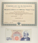 Repubblica Italiana - banconota 1000 Lire Giuseppe Verdi 1° Tipo 20/05/1966 - Gigante BI 55F - Certificato Bolaffi

SPEDIZIONE IN TUTTO IL MONDO - W...