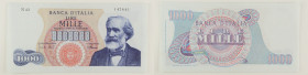 Repubblica Italiana - banconota 1000 Lire Giuseppe Verdi 1° tipo 04/01/1968 - MOLTO RARA - Gigante BI 55G

SPEDIZIONE IN TUTTO IL MONDO - WORLDWIDE ...
