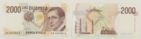 Repubblica Italiana - banconota 2000 Lire Guglielmo Marconi 1990 - serie XA - Gigante BI 60Aa

SPEDIZIONE IN TUTTO IL MONDO - WORLDWIDE SHIPPING

...