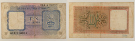 Occupazione Britannica dell'Italia - British Military Authority - banconota 10 Shillings ND (1943-1945) - Gigante BMA 5A

SPEDIZIONE SOLO IN ITALIA ...