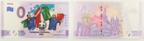 Italia - banconota 0 Euro 2021 - Campioni d'Europa 2020

SPEDIZIONE IN TUTTO IL MONDO - WORLDWIDE SHIPPING

FDS