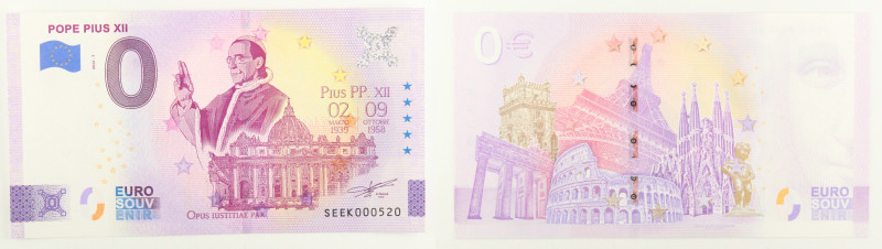 Città del Vaticano - banconota 0 Euro 2022 - Pope Pius XII

SPEDIZIONE IN TUTT...