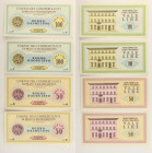 Unione dei Commercianti di Prato e Mandamento - Lotto di 4 Buoni d'acquisto: due esemplari da 100 Lire 1975 e due esemplari 50 Lire 1975

SPEDIZIONE...