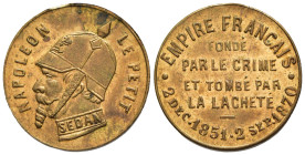 Francia - Medaglia Satirica 1870 - Napoléon le Petit, La Lacheté - AE - 17mm

SPEDIZIONE SOLO IN ITALIA - SHIPPING ONLY IN ITALY

qSPL