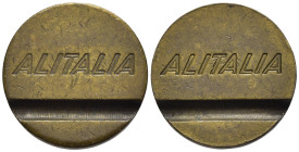 Gettone Alitalia - Utilizzato per accedere ai bus navetta Alitalia di Fiumicino negli anni '70 - Ottone - RARO

SPEDIZIONE IN TUTTO IL MONDO - WORLD...