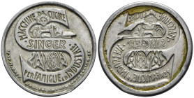 Gettone-Placca Macchina da Cucire Singer ND (1919-1923) - gr. 0,87 - 32 mm

SPEDIZIONE SOLO IN ITALIA - SHIPPING ONLY IN ITALY

SPL