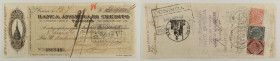 Banca Anonima di Credito, Torino - Assegno di Lire 21.900 - 23/07/1940

SPEDIZIONE SOLO IN ITALIA - SHIPPING ONLY IN ITALY