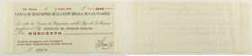 Cassa di Risparmio della Repubblica di San Marino - Assegno da 200 Lire 05/04/1976

SPEDIZIONE IN TUTTO IL MONDO - WORLDWIDE SHIPPING
