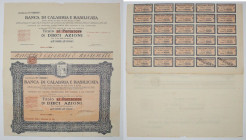 Banca di Calabria e Basilicata - 10 azioni - Reggio Calabria 1926

SPEDIZIONE SOLO IN ITALIA - SHIPPING ONLY IN ITALY