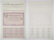 Lanificio e Feltrificio Scotti & C - Monza - certificato nominativo da 100 azioni serie A non emesso - Monza 13/06/1947

SPEDIZIONE SOLO IN ITALIA -...