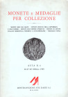 MONTENAPOLEONE. – Asta 6. Milano, 26 – Febbraio, 1985. Monete dell’Aes Grave, monete romane della Repubblica a dell’ Impero, monete dell’Impero d’Orie...