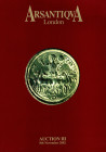 ARSANTIQUA. Auction III. London, 8 - November, 2002. Greek and roman coins, medieval, medals, ecc. pp 150, lots 519, tutti illustrati a colori nel tes...