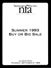 NFA - Bid Sale 9 - September, 1993. Ancient coins. Pp non num, lots 885, tutti illustrati in tavole. Legatura ed. ottimo stato, importante documentazi...