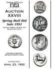 NFA - Auction XXVIII - closing date 23 - April, 1992. Ancient Greek, Roman and Byzantine coins, important offering Judean coinage. Pp non num. lots 15...