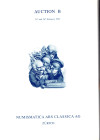 ARS CLASSICA AG - Auction B. Zurich, 25\26 - February, 1992. Greek, roman, Byzantine an Mediaeval coins. Pp 109, lots, 1001-2516, illustrati in tavole...