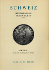 BANK LEU AG. - Auktion 3. Zurich, 26\27 - April, 1972. Munzsammlung Heiner Stuker I teil. Pp. 54, nn. 945, tavv. 30. ril ed lista prezzi Val. e Agg. o...