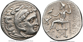 THRACIAN KINGDOM. Lysimachus (305-281 BC). AR drachm (17mm, 9h). NGC XF. Posthumous issue in the name and types of Alexander III the Great of Macedon,...
