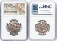 ATTICA. Athens. Ca. 2nd-1st centuries BC. AR tetradrachm (27mm, 16.55 gm, 11h). NGC XF 5/5 - 4/5. New Style coinage, ca. 113/2 BC, 3rd month, Eymareid...