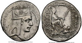 ARMENIAN KINGDOM. Tigranes II the Great (95-56 BC). AR tetradrachm (28mm, 15.64 gm, 12h). NGC XF 4/5 - 3/5, brushed. Tigranocerta, ca. 80-68 BC. Diade...