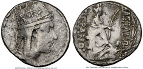 ARMENIAN KINGDOM. Tigranes II the Great (95-56 BC). AR tetradrachm (27mm, 15.65 gm, 12h). NGC Choice VF 2/5 - 2/5. Tigranocerta, ca. 80-68 BC. Diademe...