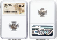 ANCIENT LOTS. Celtic. Gaul. Aedui. Ca. mid-1st century BC. Lot of five (5) AR quinarii. NGC Choice VF. 1) CENTRAL GAUL. Aedui. Ca. mid-1st century BC....