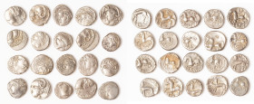 ANCIENT LOTS. Celtic. Gaul. Ca. mid 1st century BC. Lot of twenty (20) AR quinarii. Fine-VF. Includes: Twenty AR quinarii, various tribes and types. S...