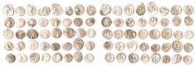 ANCIENT LOTS. Celtic. Gaul. Ca. mid 1st century BC. Lot of forty (40) AR quinaii. VG-Choice Fine. Includes: Forty AR quinarii, various types and tribe...