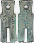 Xin Dynasty. Wang Mang (Rebel. AD 7-23) Small Spade Money XF, Hartill-9.30. 55.8x21.3mm. 15.29gm. HID09801242017 © 2024 Heritage Auctions | All Rights...