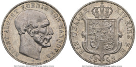 Hannover. Ernst August Taler 1849-B MS63 NGC, Hannover mint, KM208, Dav-675. "BREHMER F" signature Two year type. HID09801242017 © 2024 Heritage Aucti...