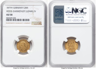 Hesse-Darmstadt. Ludwig IV gold 5 Mark 1877-H AU58 NGC, Darmstadt mint, KM357, J-218, Fr-3792. HID09801242017 © 2024 Heritage Auctions | All Rights Re...