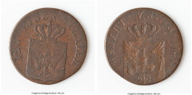 Prussia. Fredrich Wilhelm III Mint Error - Brockage 3 Pfennig ND (1821-1840) Fine, No mint (likely Berlin), KM407, AKS-33. HID09801242017 © 2024 Herit...