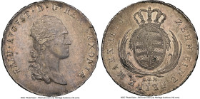 Saxony. Friedrich August I Taler 1813-SGH AU55 NGC, Dresden mint, KM1059.1, Dav-854. "FEINE MARK" HID09801242017 © 2024 Heritage Auctions | All Rights...
