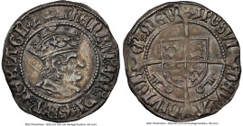 Henry VII (1485-1509) 1/2 Groat (2 Pence) ND (1504-1509) AU58 NGC, York mint, S-2262. 1.56gm. With Archbishop Bainbridge. Two keys below shield. HID09...