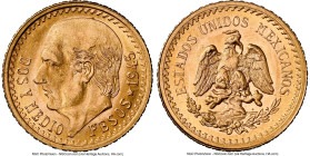 Estados Unidos gold Restrike 2-1/2 Pesos 1945 MS67 NGC, Mexico City mint, KM463, Fr-169R. HID09801242017 © 2024 Heritage Auctions | All Rights Reserve...