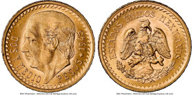 Estados Unidos gold Restrike 2-1/2 Pesos 1945 MS67 NGC, Mexico City mint, KM463, Fr-169R. HID09801242017 © 2024 Heritage Auctions | All Rights Reserve...
